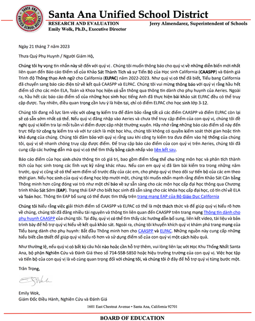 PNL Letter